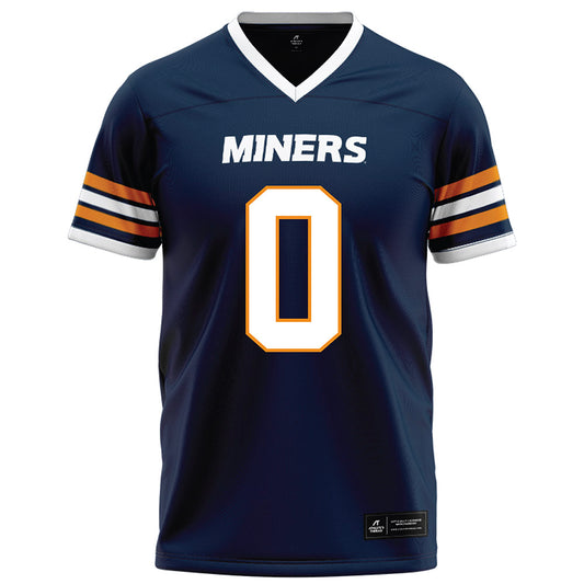 UTEP - NCAA Football : Tavorus Jones - Navy Football Jersey-0