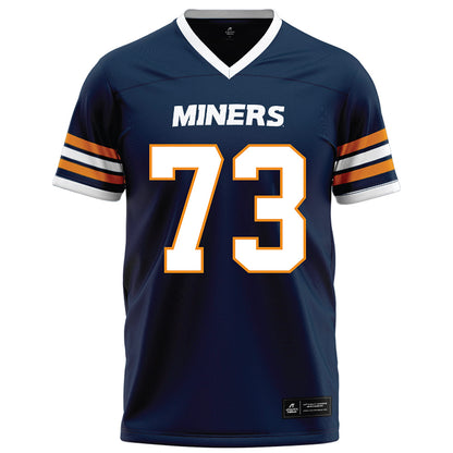 UTEP - NCAA Football : Tyler Roberts - Navy Football Jersey-0