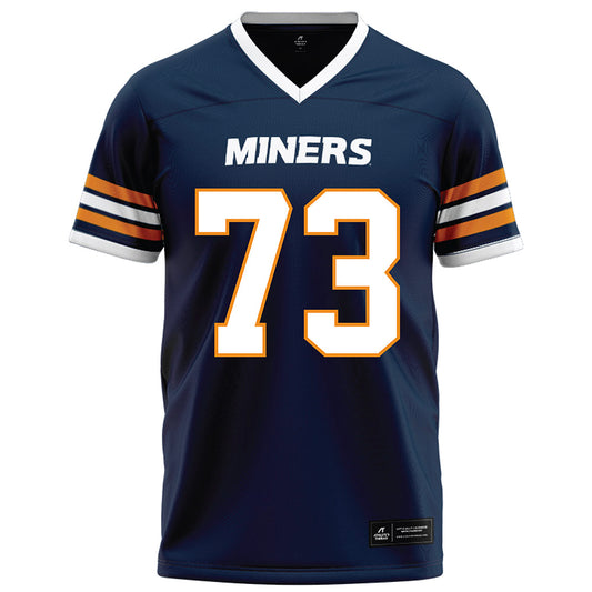 UTEP - NCAA Football : Tyler Roberts - Navy Football Jersey-0