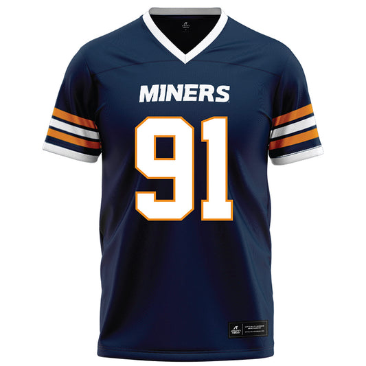 UTEP - NCAA Football : Carlos Arreola - Navy Football Jersey-0