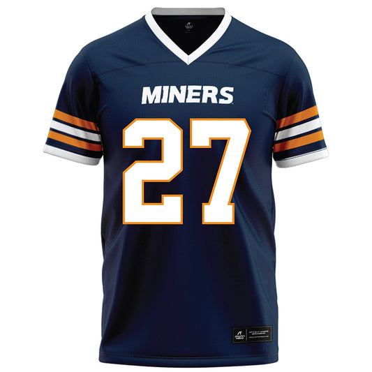 UTEP - NCAA Football : Latristan Thompson - Navy Football Jersey-0