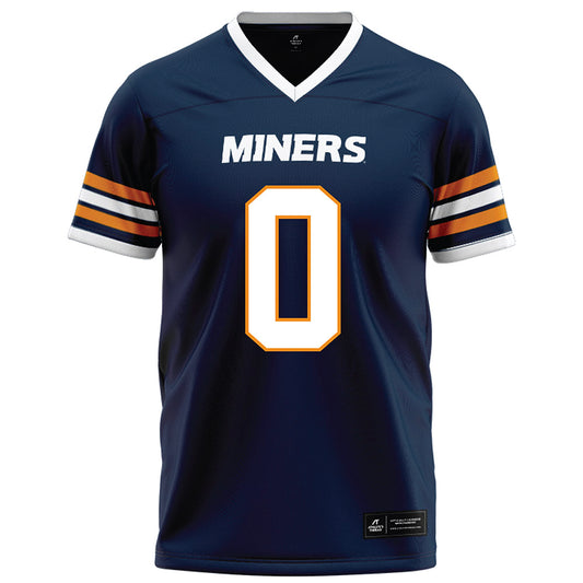 UTEP - NCAA Football : Adarius Hutchinson - Navy Football Jersey-0