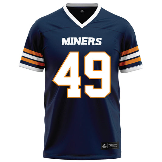 UTEP - NCAA Football : Ian Hall - Navy Football Jersey-0