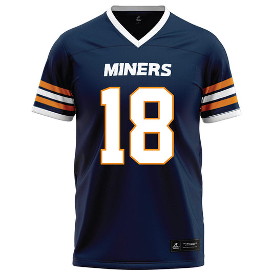 UTEP - NCAA Football : Decorian Thompson - Navy Football Jersey-0
