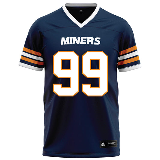 UTEP - NCAA Football : Elijah Fields - Navy Football Jersey-0
