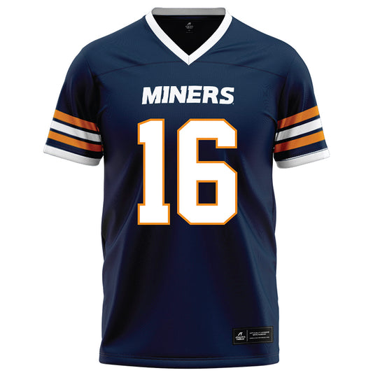 UTEP - NCAA Football : Mason Ferguson - Navy Football Jersey-0
