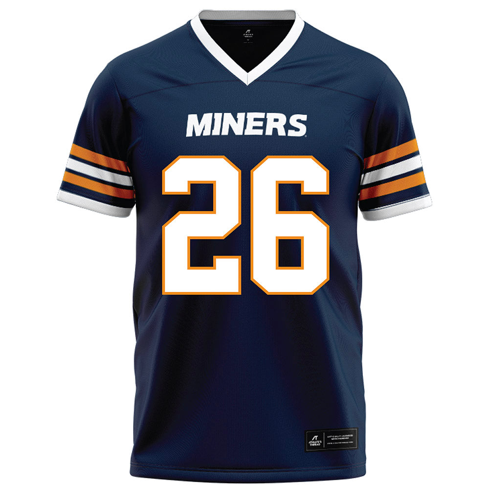 UTEP - NCAA Football : Darien Fantroy - Navy Football Jersey-0
