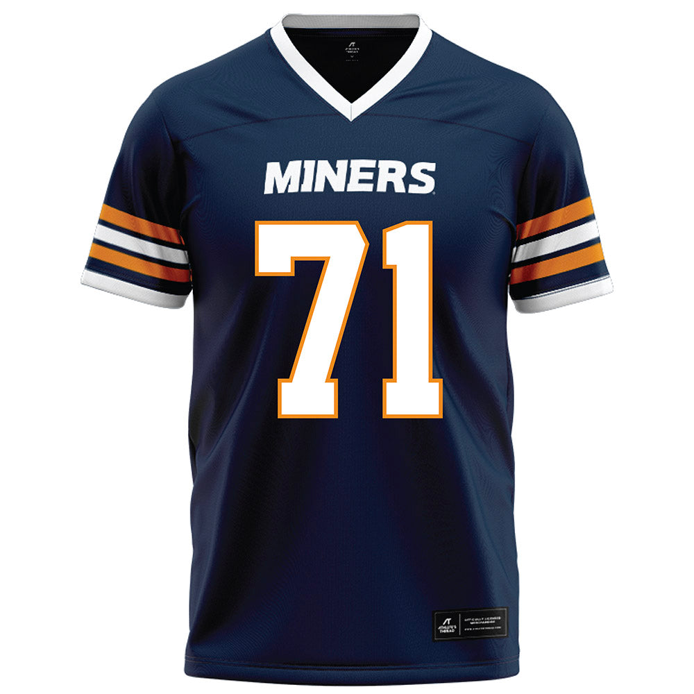 UTEP - NCAA Football : Preston Perkins - Navy Football Jersey-0