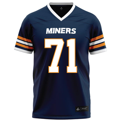 UTEP - NCAA Football : Preston Perkins - Navy Football Jersey-0