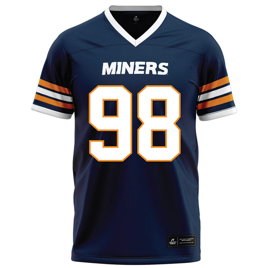 UTEP - NCAA Football : Preston Hickey - Navy Football Jersey-0
