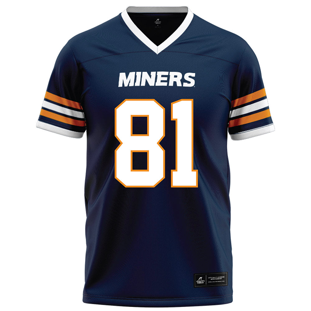 UTEP - NCAA Football : Johan Camacho - Navy Football Jersey-0