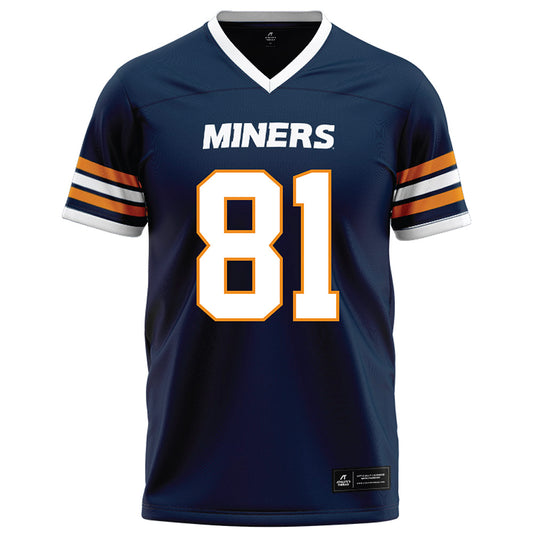 UTEP - NCAA Football : Johan Camacho - Navy Football Jersey-0
