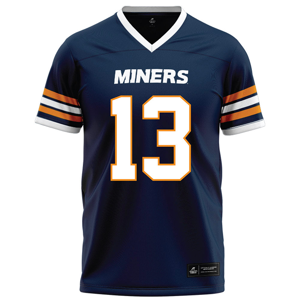 UTEP - NCAA Football : Nikolas Henry - Navy Football Jersey-0