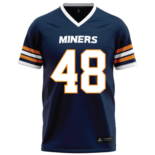 UTEP - NCAA Football : Carson Loeb - Navy Football Jersey-0