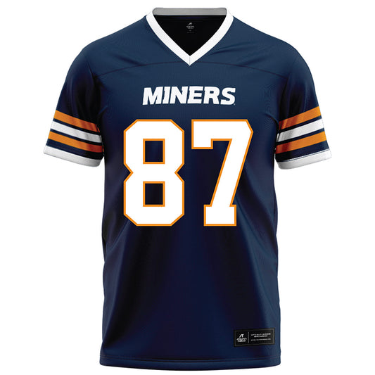 UTEP - NCAA Football : Chance Bell - Navy Football Jersey-0