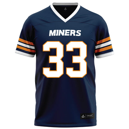 UTEP - NCAA Football : Parker Cushing - Navy Football Jersey-0