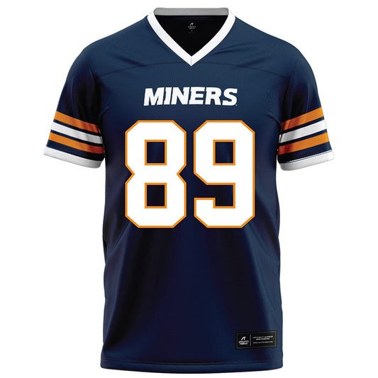 UTEP - NCAA Football : Johan Camacho - Navy Football Jersey-0