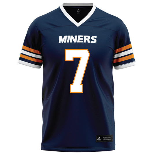 UTEP - NCAA Football : Jaylan Brown - Navy Football Jersey-0