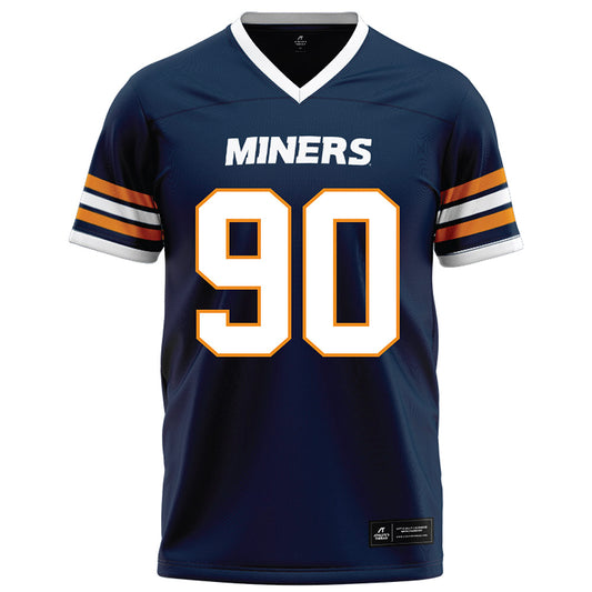 UTEP - NCAA Football : Ashton Coker - Navy Football Jersey-0