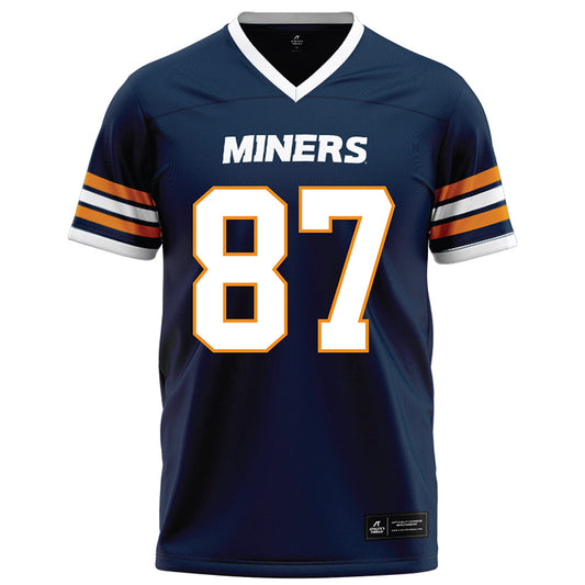 UTEP - NCAA Football : Chance Bell - Navy Football Jersey-0