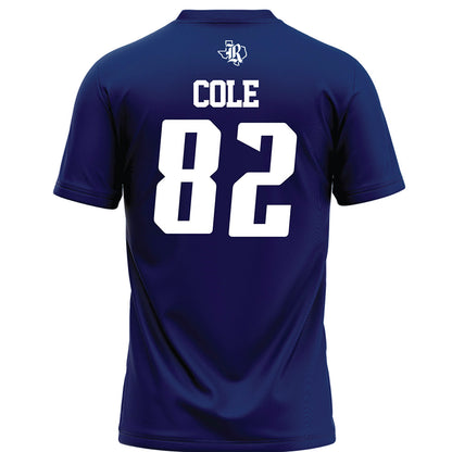 Rice - NCAA Football : Colton Cole - Navy Blue Football Jersey-1