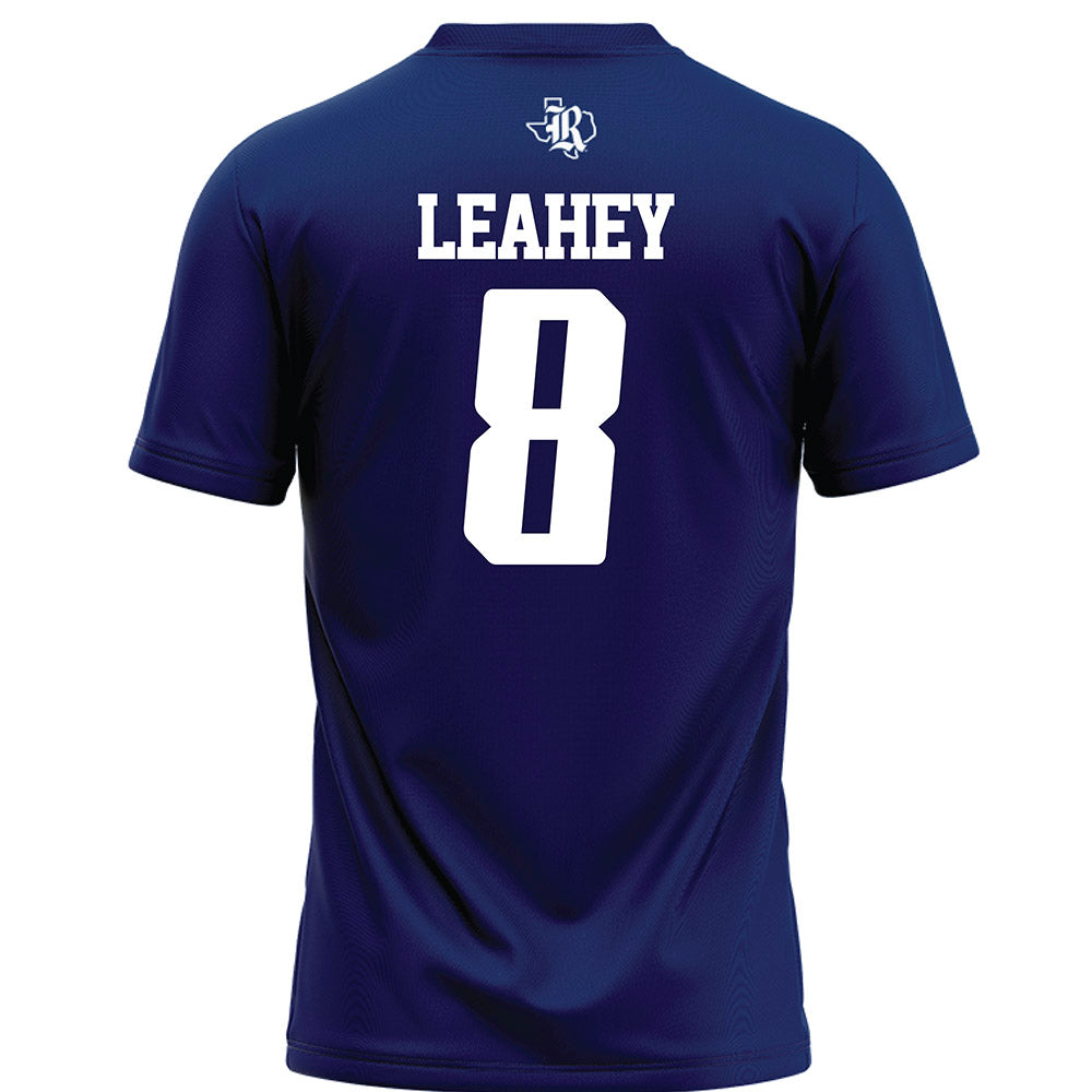Rice - NCAA Football : Colin Leahey - Navy Blue Football Jersey-1