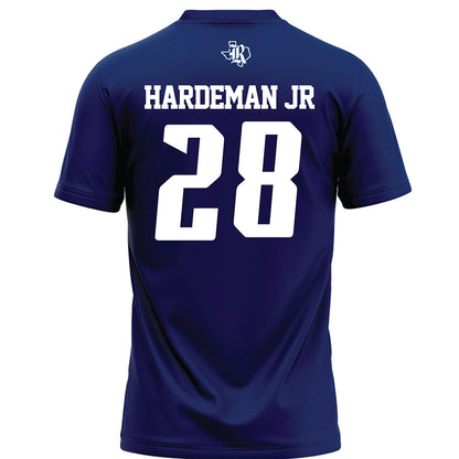 Rice - NCAA Football : D'Andre Hardeman Jr - Navy Blue Football Jersey-1