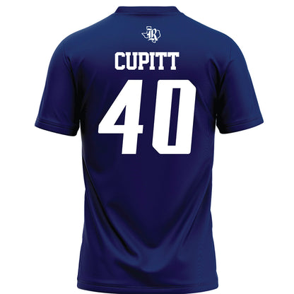 Rice - NCAA Football : Jayden Cupitt - Navy Blue Football Jersey-1