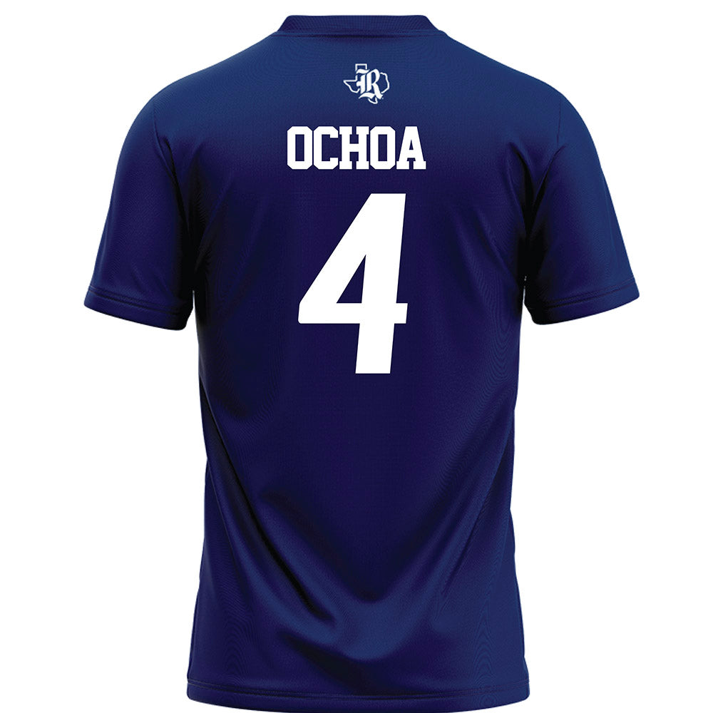 Rice - NCAA Football : Gael Ochoa - Navy Blue Football Jersey-1