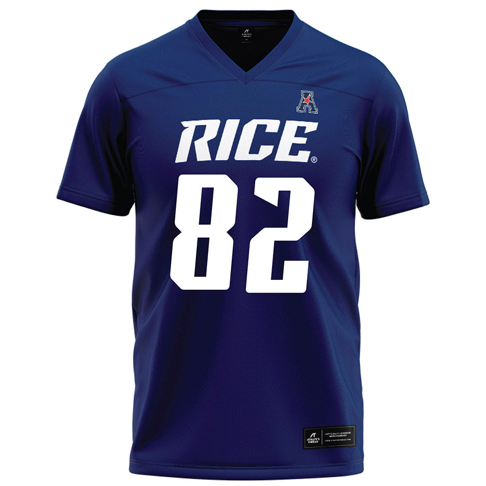 Rice - NCAA Football : Colton Cole - Navy Blue Football Jersey-0