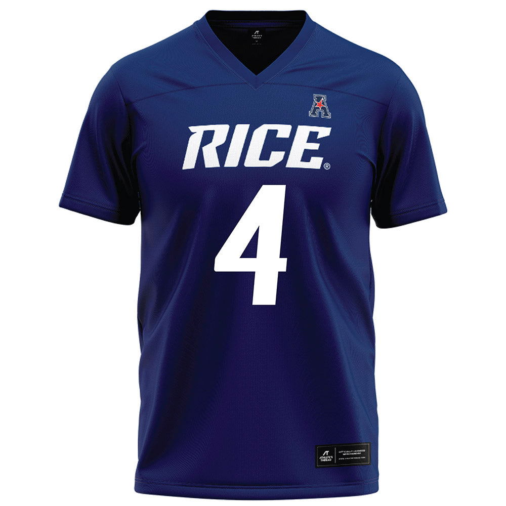 Rice - NCAA Football : Gael Ochoa - Navy Blue Football Jersey-0