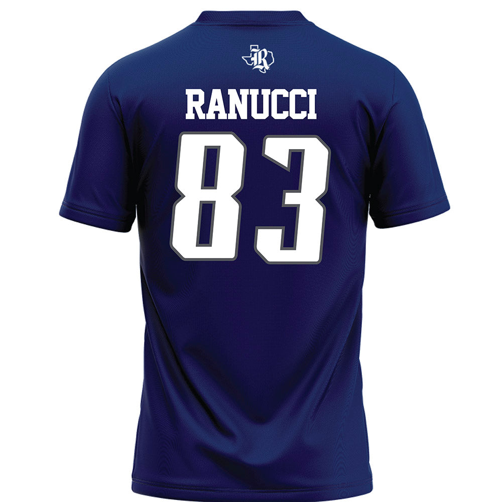 Rice - NCAA Football : Jackson Ranucci - Navy Blue Football Jersey-1