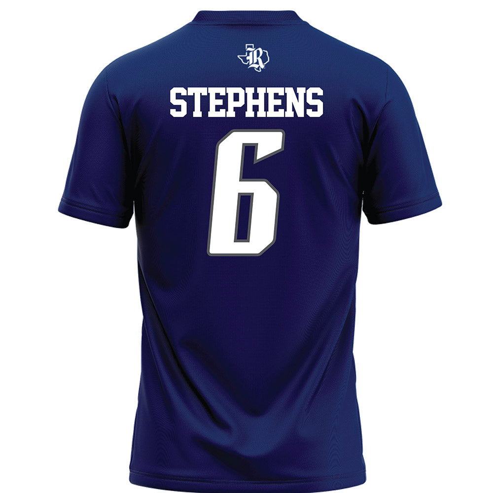 Rice - NCAA Football : Dylan Stephens - Navy Blue Football Jersey-1