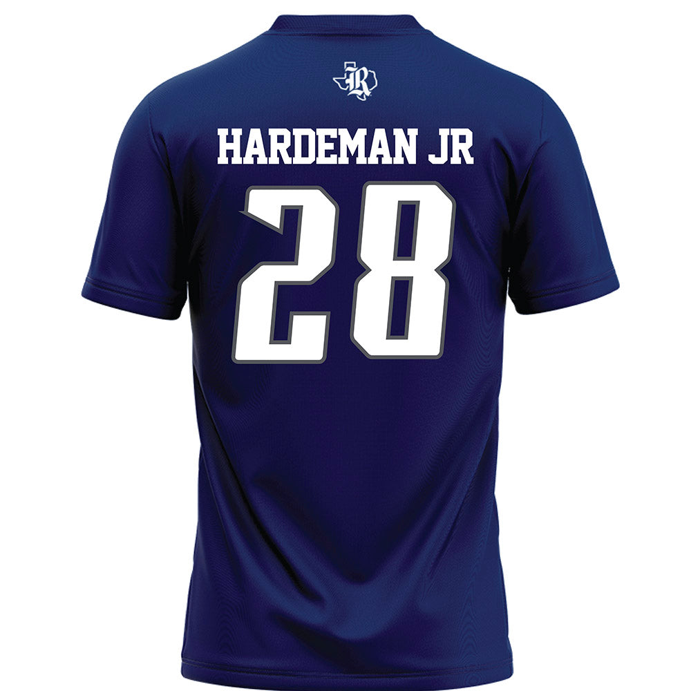 Rice - NCAA Football : D'Andre Hardeman Jr - Navy Blue Football Jersey-1