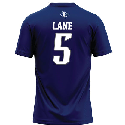 Rice - NCAA Football : Davis Lane - Navy Blue Football Jersey-1