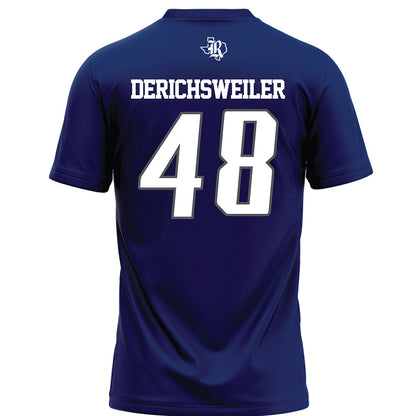 Rice - NCAA Football : Phoenix Derichsweiler - Navy Blue Football Jersey-1