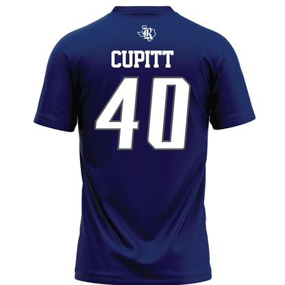 Rice - NCAA Football : Jayden Cupitt - Navy Blue Football Jersey-1