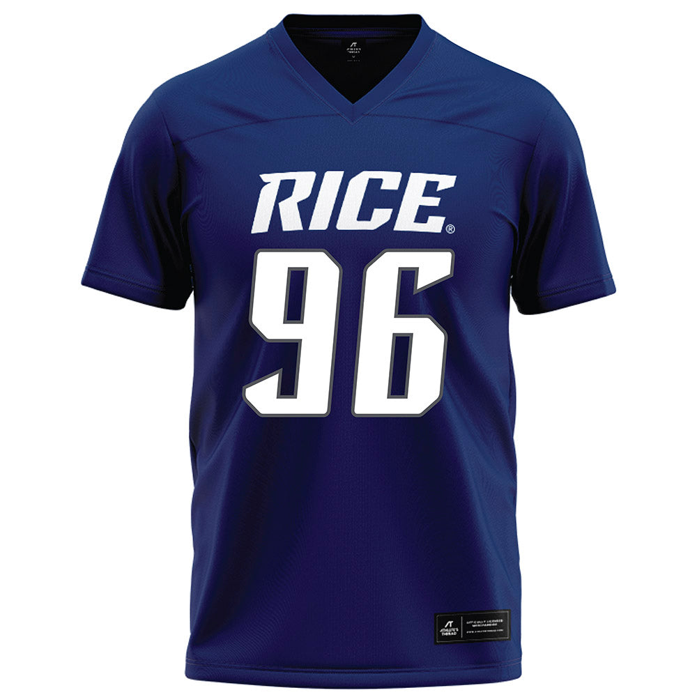 Rice - NCAA Football : Dillan Botts - Navy Blue Football Jersey-0