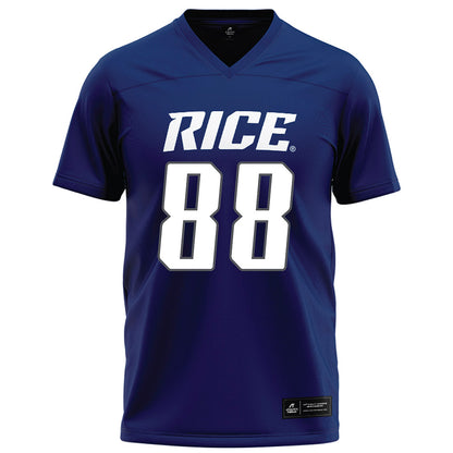 Rice - NCAA Football : Keenan Arcega-Whiteside - Navy Blue Football Jersey-0