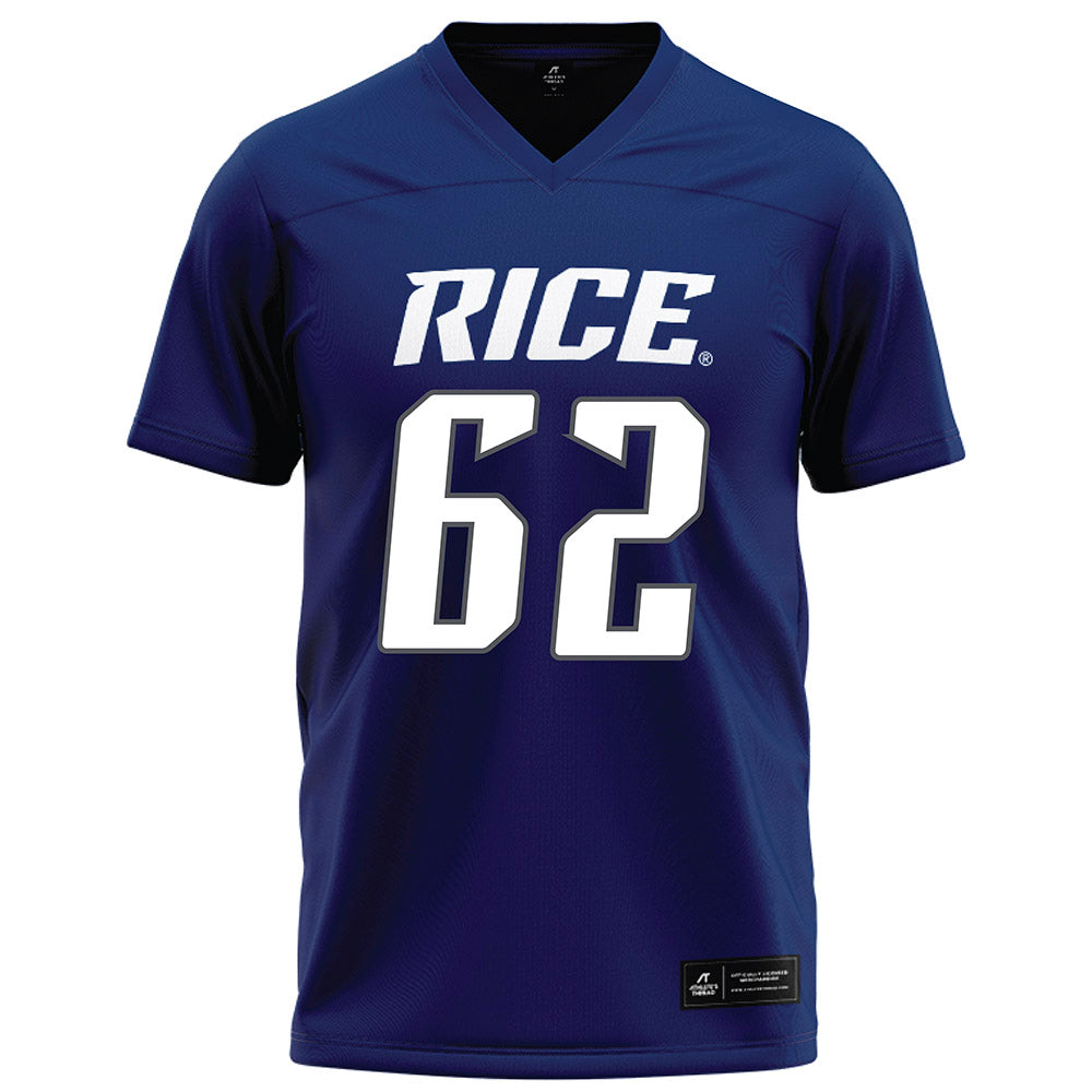 Rice - NCAA Football : Cullen Witt - Navy Blue Football Jersey-0