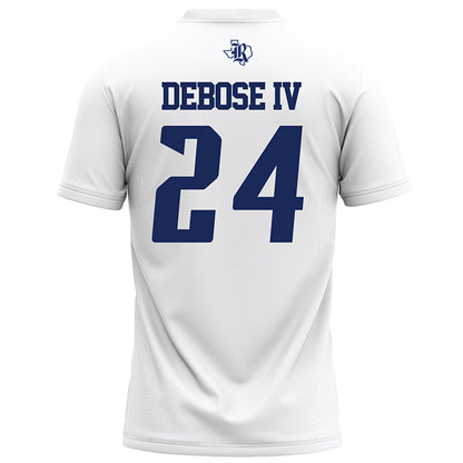 Rice - NCAA Football : Larry DeBose IV - White Football Jersey-1