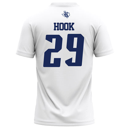 Rice - NCAA Football : Daveon Hook - White Football Jersey-1