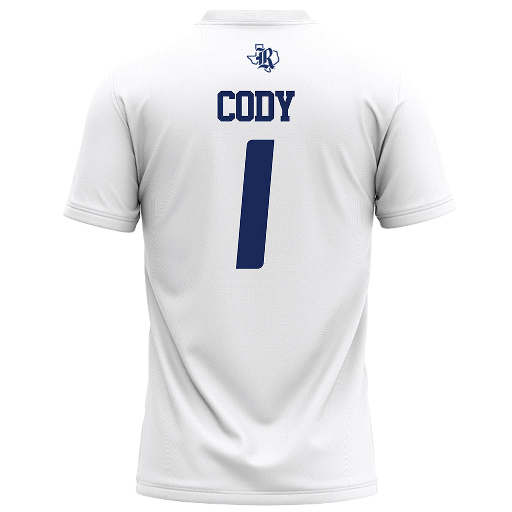 Rice - NCAA Football : Zach Cody - White Football Jersey-1