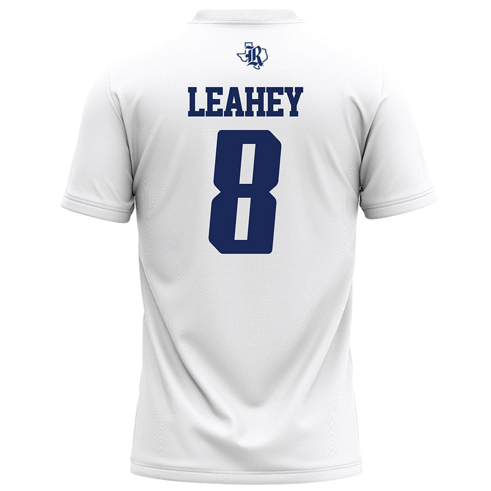 Rice - NCAA Football : Colin Leahey - White Football Jersey-1