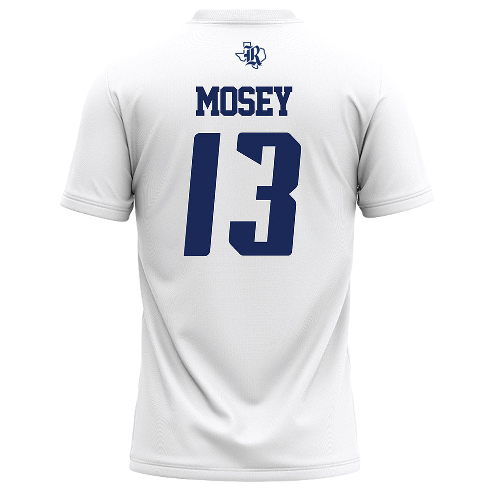 Rice - NCAA Football : Maxwell Mosey - White Football Jersey-1