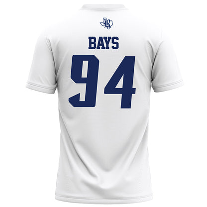 Rice - NCAA Football : Braden Bays - White Football Jersey-1