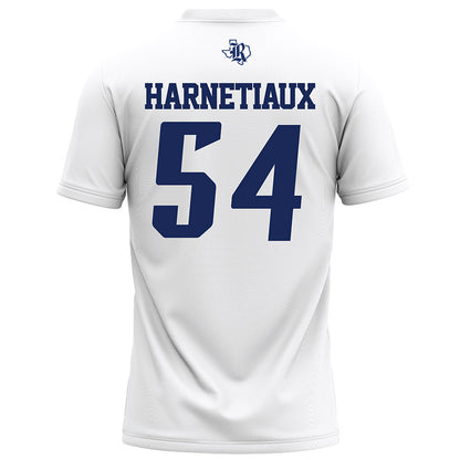 Rice - NCAA Football : Austin Harnetiaux - White Football Jersey-1