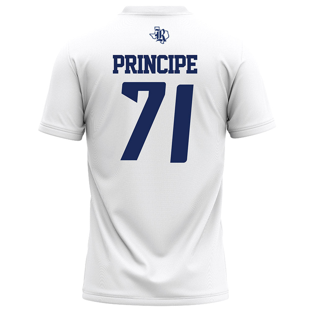 Rice - NCAA Football : Cole Principe - White Football Jersey-1