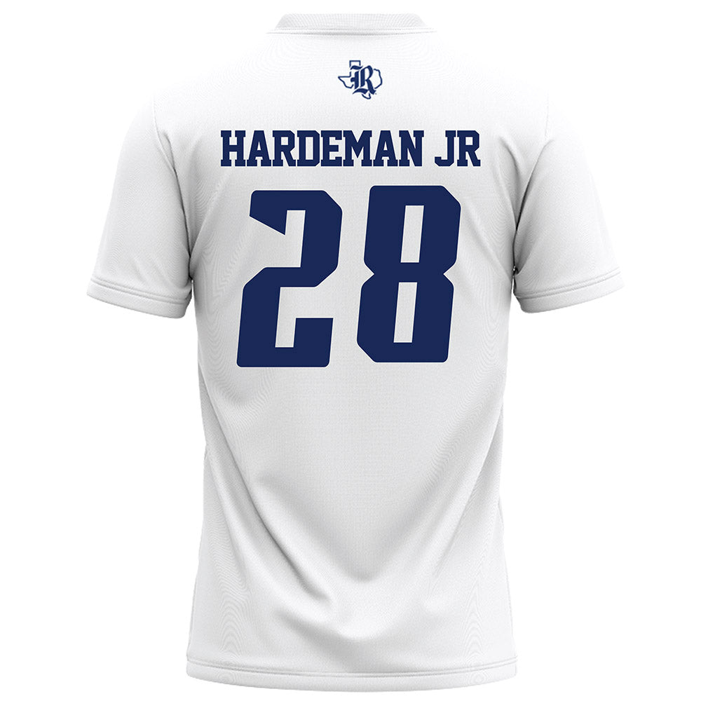 Rice - NCAA Football : D'Andre Hardeman Jr - White Football Jersey-1