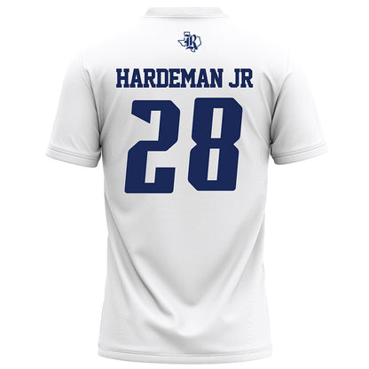 Rice - NCAA Football : D'Andre Hardeman Jr - White Football Jersey-1